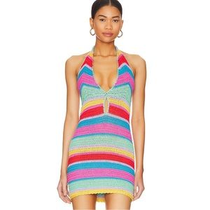 Revolve More to come Halter Knit Dress